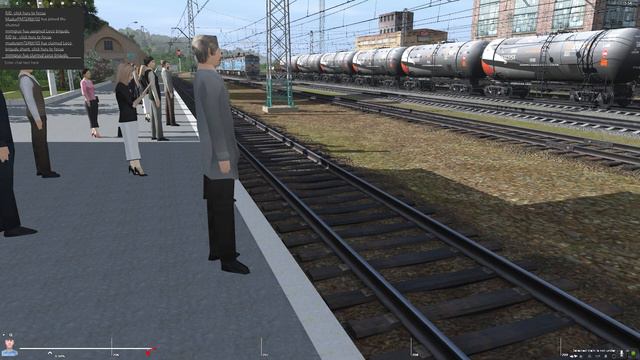 Trainz19 | TRS19. Прибытие 3ТЭ10М с грузовым поездом на ст.Ткуарчал. Абхазия