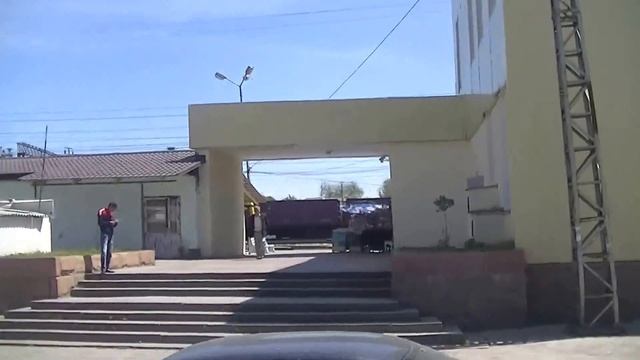 Тараз(Джамбул) Проедем одну остановку от конечной "Кольцо" до остановки "Вокзал" смотреть онлайн