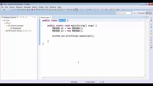 difference between equals operator and equals method in java смотреть онлайн