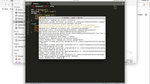 Python py2app Tutorial - Making a Standalone Distributable Application with Icon смотреть онлайн