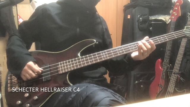 Schecter Hellraiser C4 vs Extreme C4 引き比べ　비교 смотреть онлайн