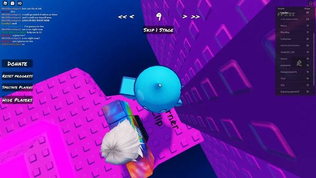 How to do a Corner Clip In Roblox :D смотреть онлайн