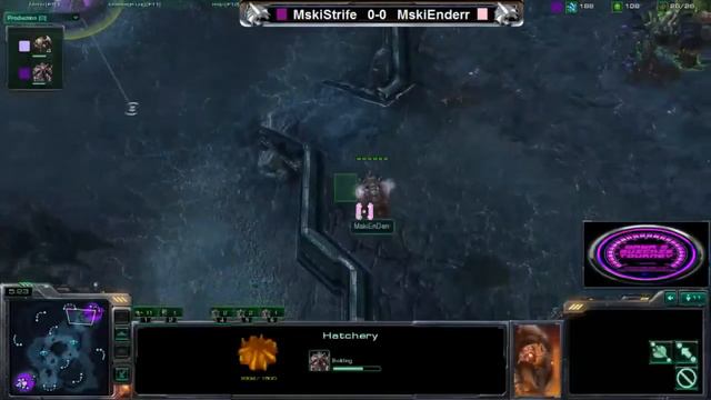WQT Round 10 Finals- Game 1 - MskiStrife v MskiEnderr -Starcraft 2 смотреть онлайн