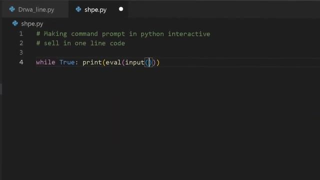 Program to make Command prompt into Python interactive Shell #programming #python #video смотреть онлайн
