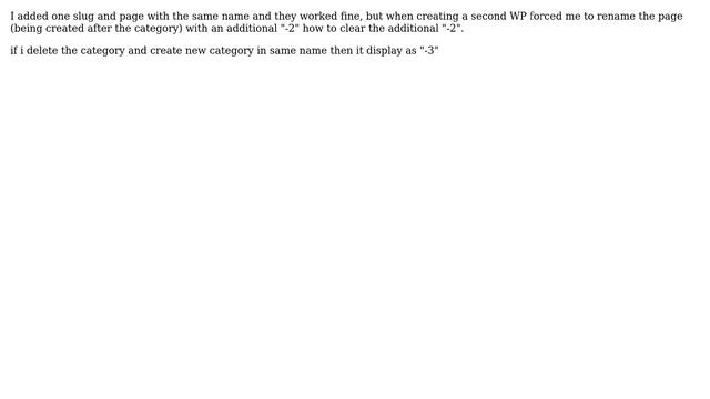 Wordpress: I use same slug name for category and page смотреть онлайн