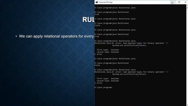 Lecture 23 : Relational operators || LearningStrome Academy смотреть онлайн