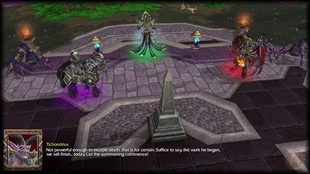 Arthas Kills Antonidas & Archimonde Destroys Dalaran Cinematic [Warcraft III: Reforged]
