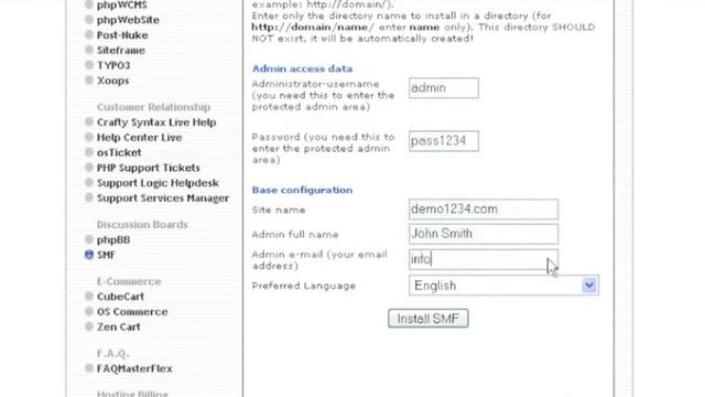 How to install Simple Machines Forum from Fantastico смотреть онлайн