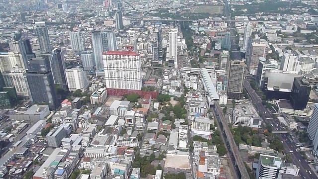 Полный оборот смотровой площадки Baiyoke Sky Hotel, Бангкок, весна 2019 смотреть онлайн