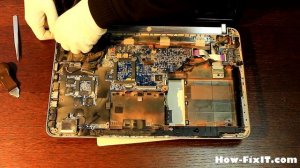 HP Pavilion dv6 Disassembly, Fan Cleaning and Thermal Paste Replacement