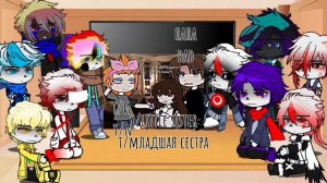 ||🇷🇺/🇬🇧||Реакция Сансов АВ на Т/И||Sans AU react to Y/N||