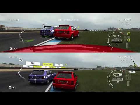 GRID AUTOSPORT - SPLITSCREEN- Режим вдвоем на одном ПК смотреть онлайн