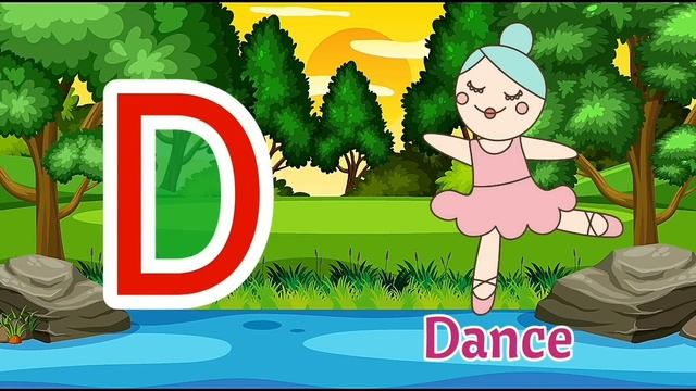 Words that start with D with live examples | letter D words for kids | WATRstar смотреть онлайн
