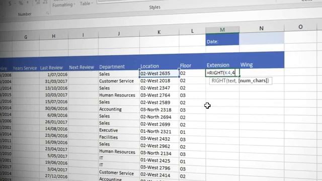 Extracting Text (LEFT, MID, RIGHT) смотреть онлайн