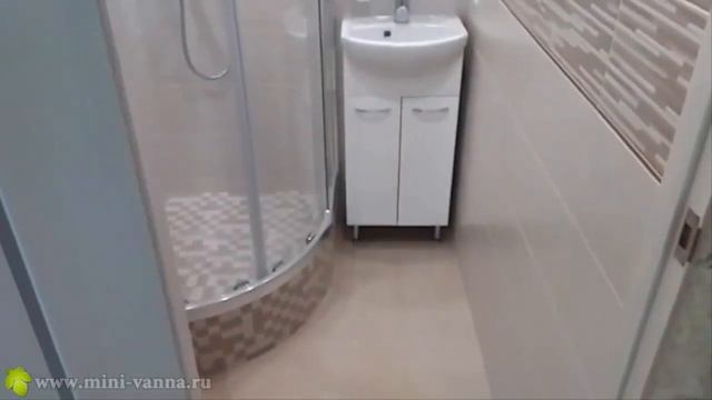 Ванная и туалет после ремонта с небольшими изменениями