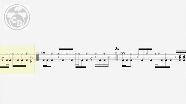 Linkin Park - Papercut (Drum Notation) By @chamisdrums