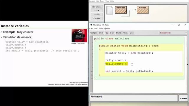 Big java 3.1: Instance Variables смотреть онлайн