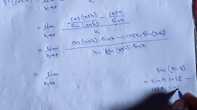 Proof : d/dx ( cot x ) = - (cosec x)^2 ( PROOF OF DERIVATIVE OF COT X ) смотреть онлайн