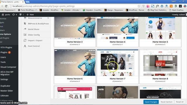 Theme Options Porto import demo 2016 смотреть онлайн