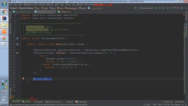 Java8实战视频 31JDK自带Future,Callable,ExecutorService介绍 高清 1080P смотреть онлайн