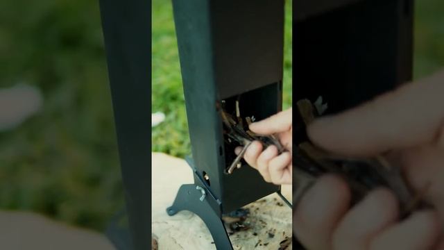 ЛУЧШАЯ ПЕЧЬ - ЩЕПОЧНИЦА для туризма #trip #solo #bushcraft #camping смотреть онлайн