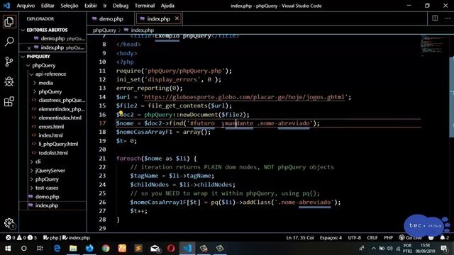 phpQuery - web scraping parte 2 смотреть онлайн