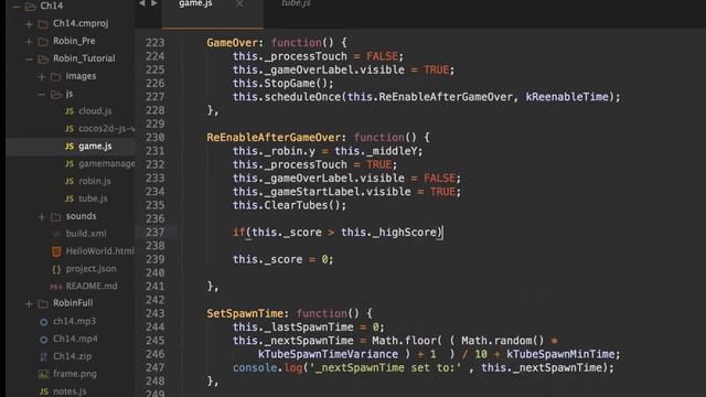 Simple Floppy Robin Cocos2d Javascript Lite #14 Final Touches, End of Series смотреть онлайн