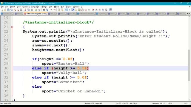 Java Instance initializer block in Java class || Java Class Constructor || Java Class object || #38 смотреть онлайн