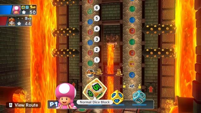 Mario Party 10 - Chaos Castle (Toadette vs Daisy) смотреть онлайн