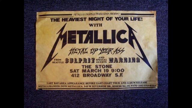 Metallica's First Show With Cliff Burton March 19th 1983 смотреть онлайн