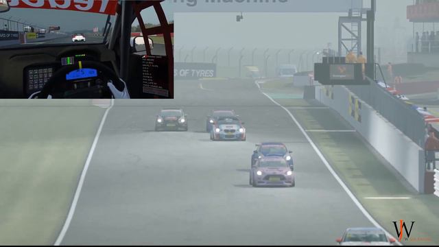 Testing BTCC Mod for Assetto corsa- Crazy AI crash at the start. смотреть онлайн