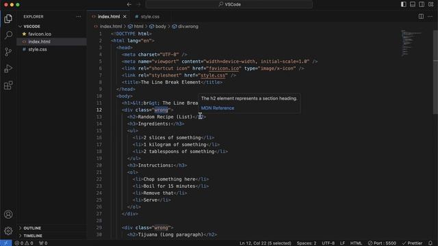 How to Create Line Breaks in Text - HTML Tutorial | br tag смотреть онлайн