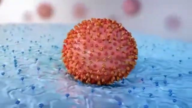 Процесс внедрения вируса паразита в клетку хозяина... Анимация 3D смотреть онлайн