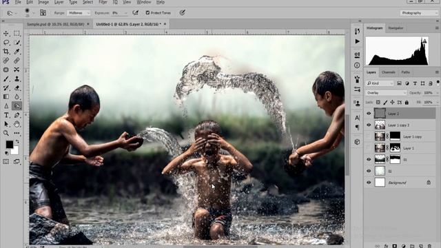 how to make rain effect in adobe photoshop cc 2015 смотреть онлайн