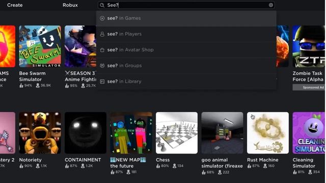 New Roblox Search Update! смотреть онлайн