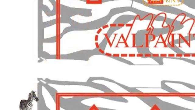 JUNGLE VALPAINT   Zebra - нанесение фактурной штукатурки