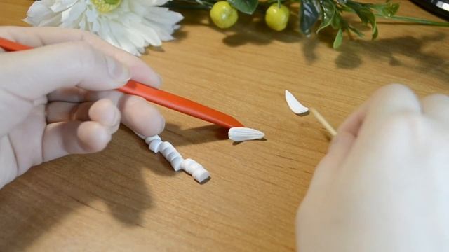 Ромашка из полимерной глины. BASTIK MAY смотреть онлайн