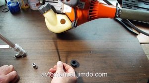 Замена топливного фильтра бензокосы (триммера)