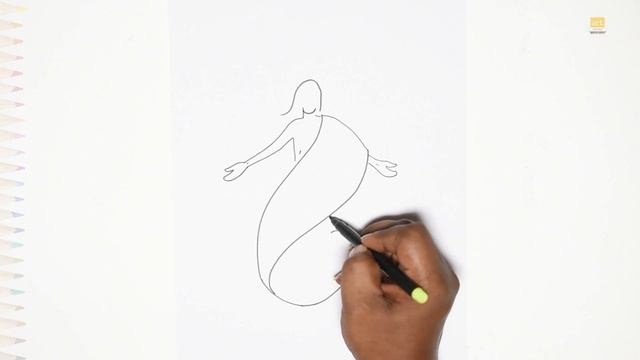 Jesus Christ abstract drawing | Outline drawings | How to draw Jesus Christ step by step #artjanag смотреть онлайн