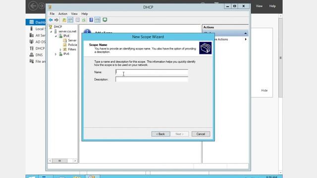 How to Configure DHCP in Windows Server 2012 R2 using Virtual Box Machine смотреть онлайн