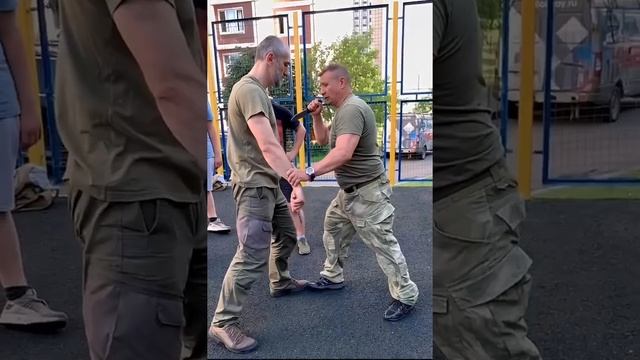 Небольшой обзор техники, по работе с ножом…