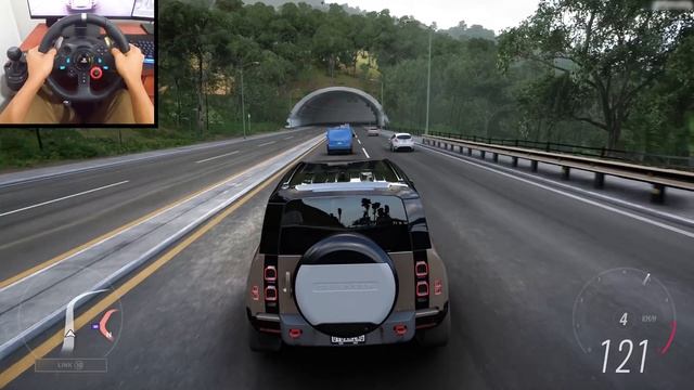 Land Rover Defender 2020 | Offroading | Forza Horizon 5 | Logitech g29 gameplay-4K смотреть онлайн
