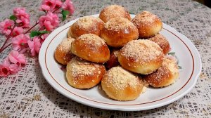 ПЫШНЫЕ БУЛОЧКИ СО СГУЩЁНКОЙ