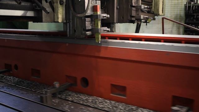 Продольно-строгальный станок | Обработка станины токарного станка смотреть онлайн