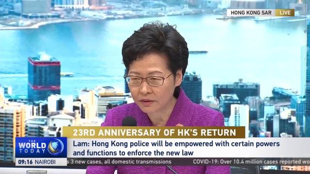 Live: Carrie Lam speaks to media on the national security law for Hong Kong смотреть онлайн