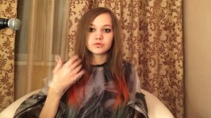 ОСВЕТЛЕНИЕ КОНЧИКОВ ВОЛОС/ИЗ ЦВЕТНЫХ В БЕЛЫЙ/крашу волосы дома