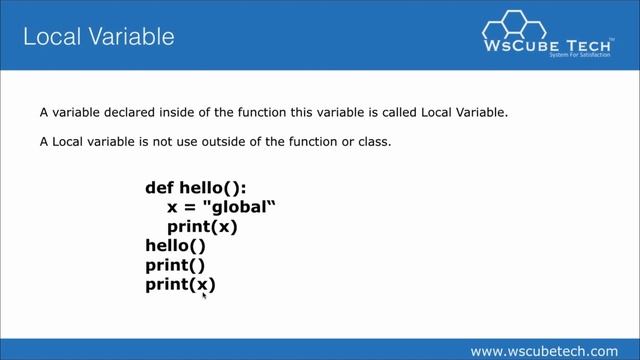 #25 Local & Global Variables in Python - Python Tutorials for Beginners смотреть онлайн