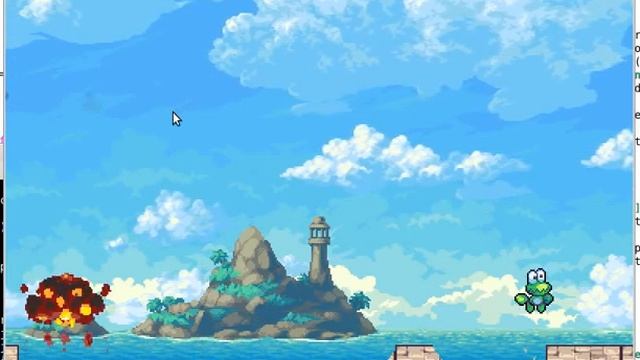 Destructible Terrain in Frogatto смотреть онлайн