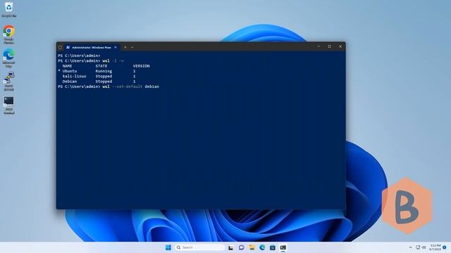 How to Change the Default Distribution on Windows Subsystem for Linux WSL смотреть онлайн