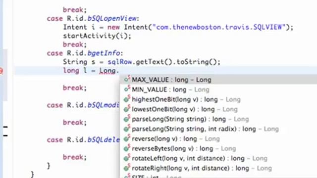 Android Application Development 121 Setting up more SQLite methods смотреть онлайн